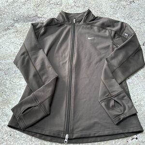 Nike DryFit Jacket, Olive Green, size Large